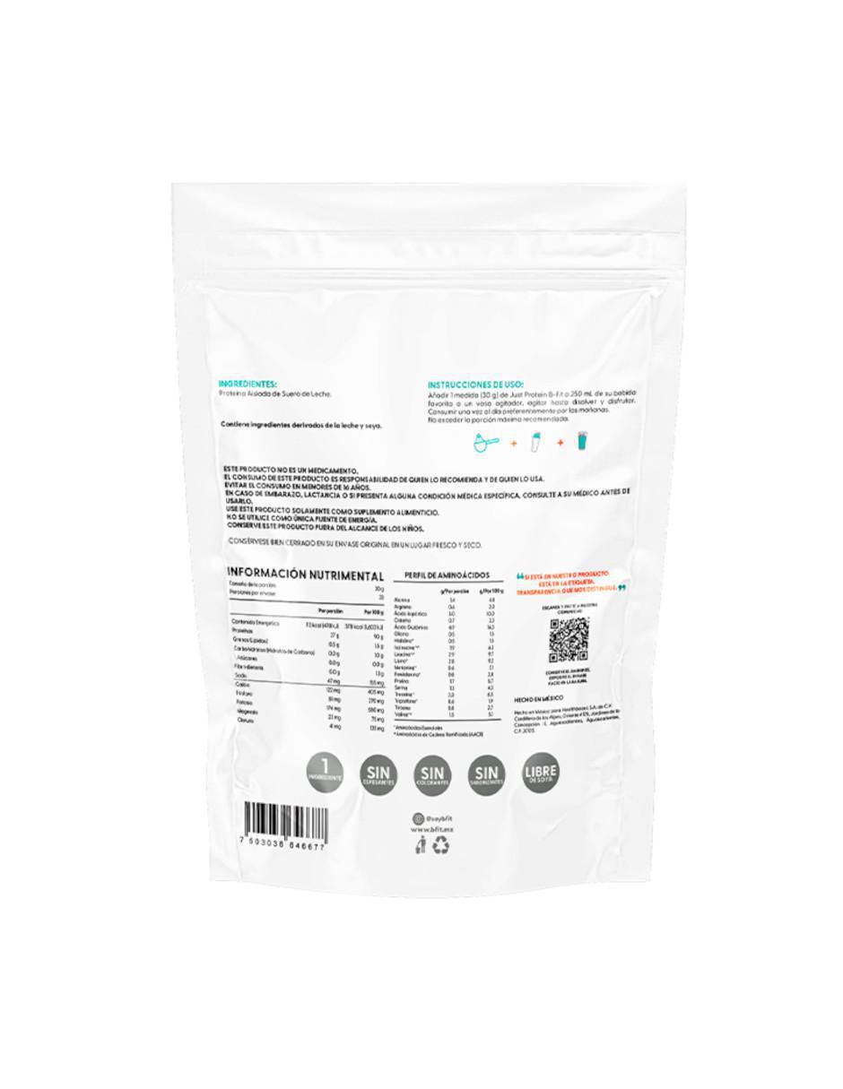 Just Protein con omega 2, aceite de salmón, dha y epa sabor original de 1 kg 2