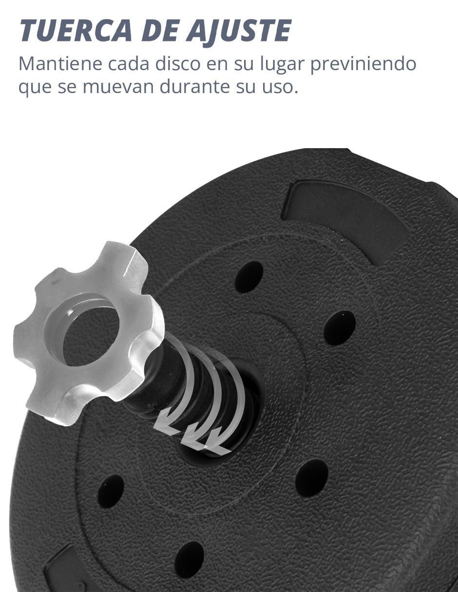 Set mancuernas de peso variable 3