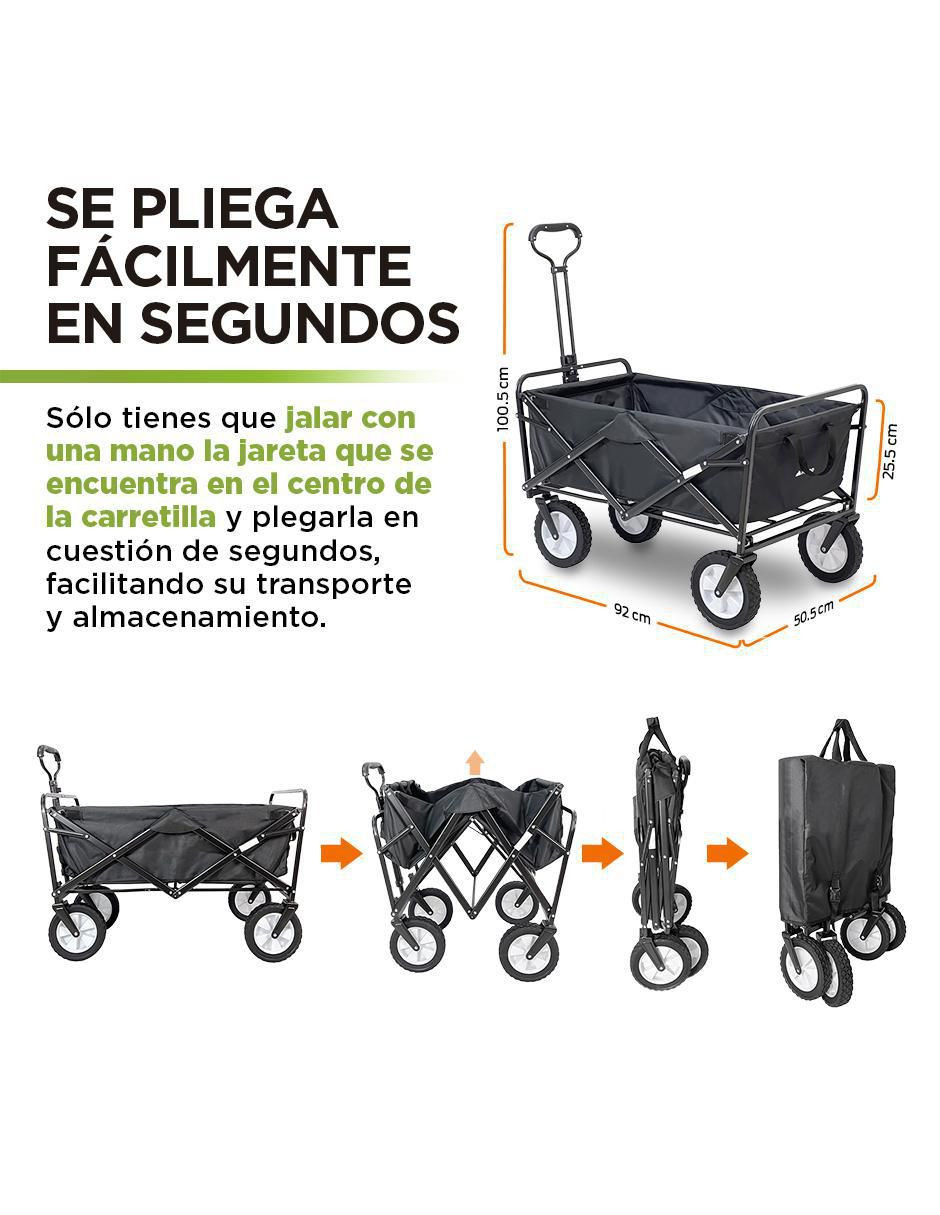 Carro vagón plegable 4