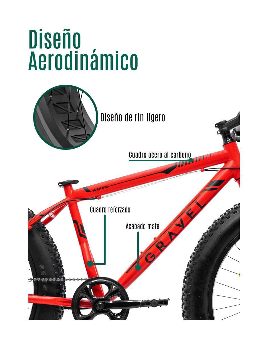 Bicicleta de montaña rodada 26 unisex 7