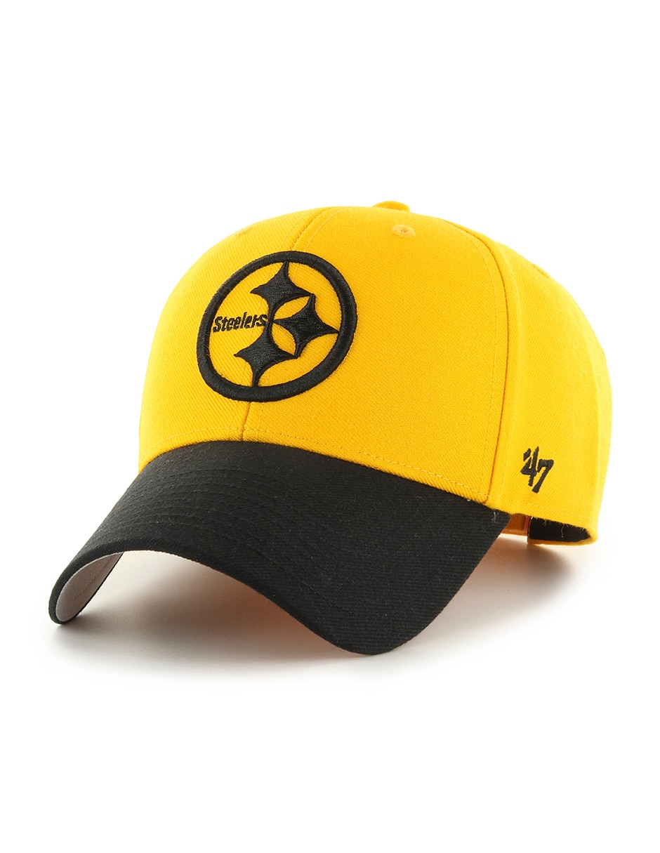 Gorra con visera curva velcro para fútbol americano Nfl Nfl Pittsburgh Steelers para adulto Gorra con visera curva velcro para fútbol americano Nfl Nfl Pittsburgh Steelers para adulto