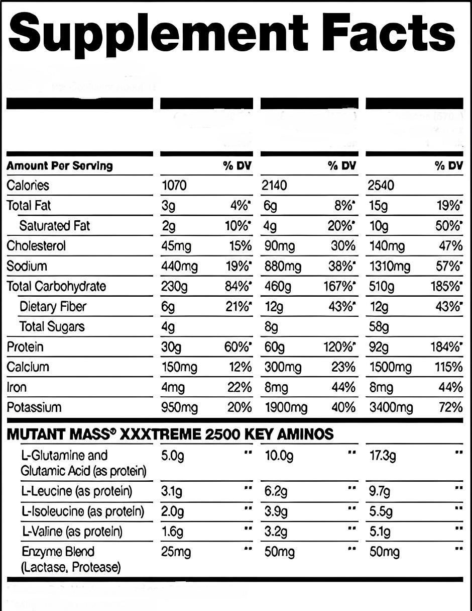 Proteína Xtreme Mutant sabor vainilla de 2 kg 2