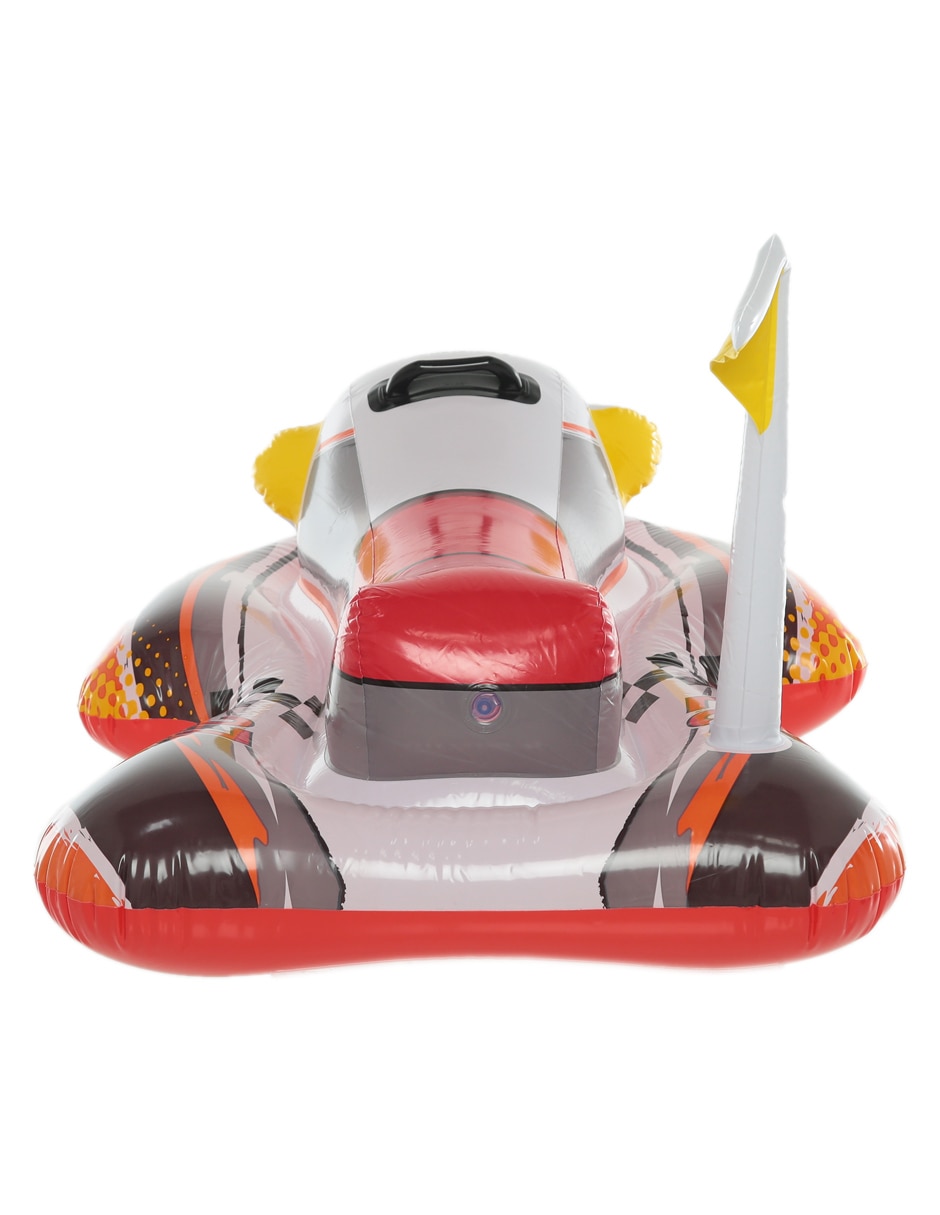 Inflable acuático forma de moto infantil 3