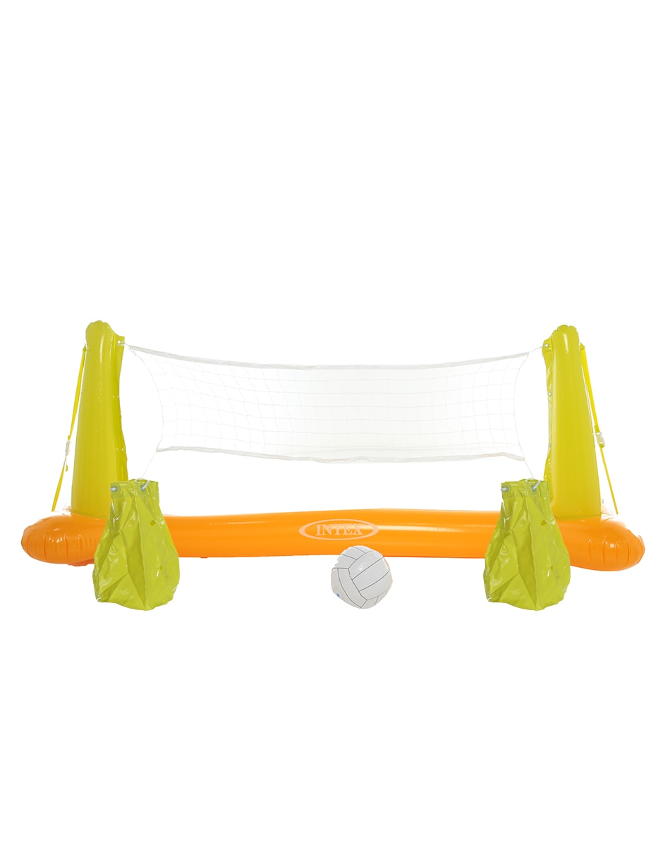 Inflable acuático forma de red de voleibol infantil 1