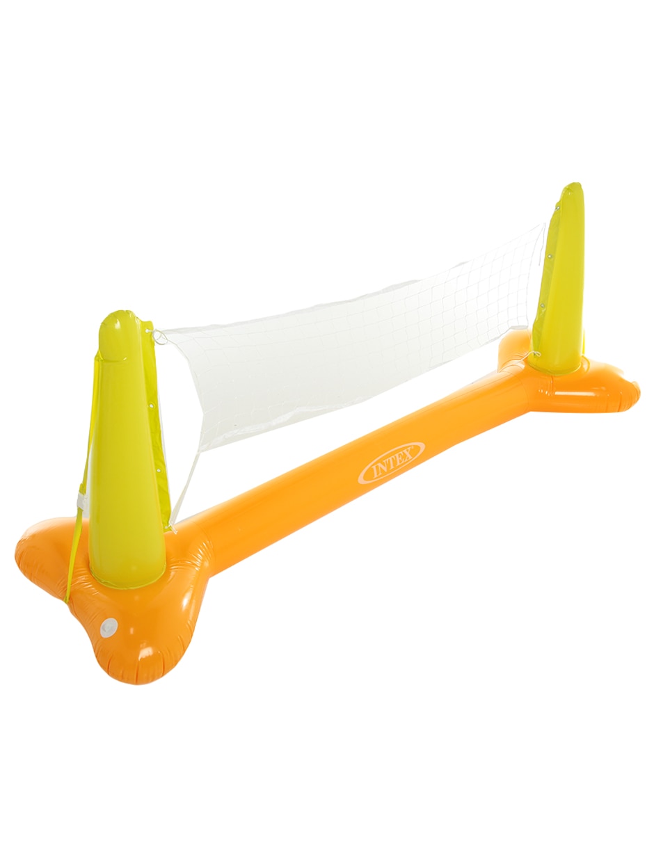 Inflable acuático forma de red de voleibol infantil