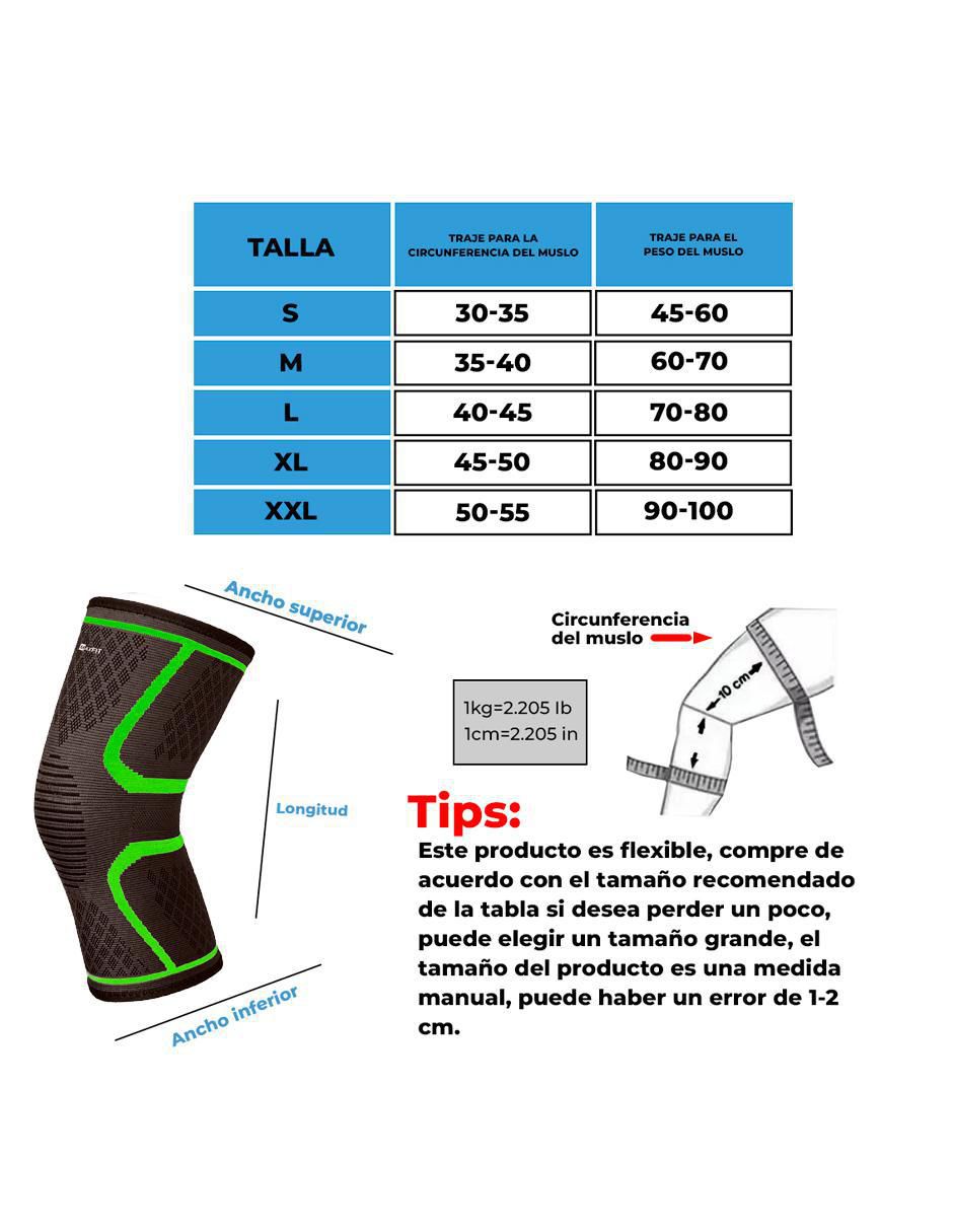 Rodillera de nylon 4