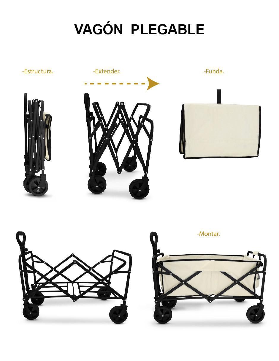 Carrito vagón plegable 7