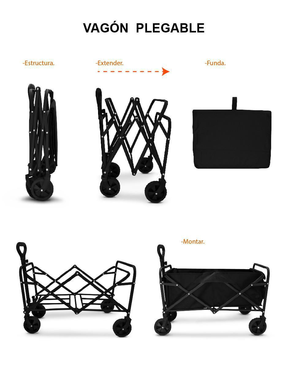 Carrito vagón plegable 7
