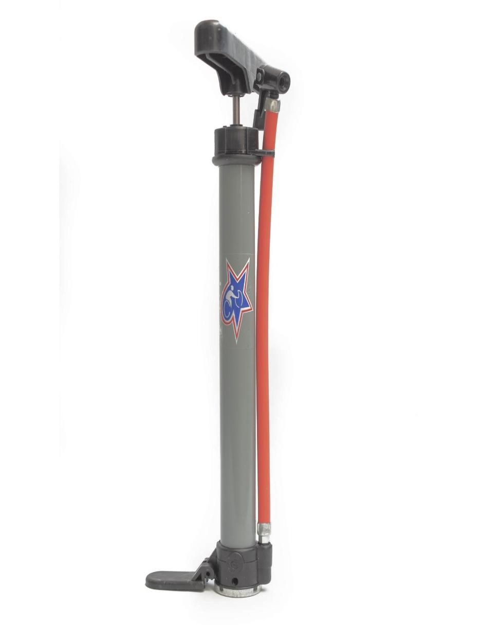 Bomba de aire manual con soporte de pie para ciclismo Bomba de aire manual con soporte de pie para ciclismo