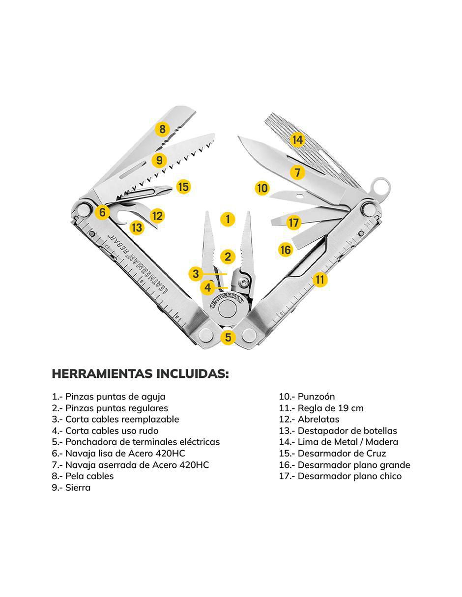 Navaja multiherramienta Rebar 3