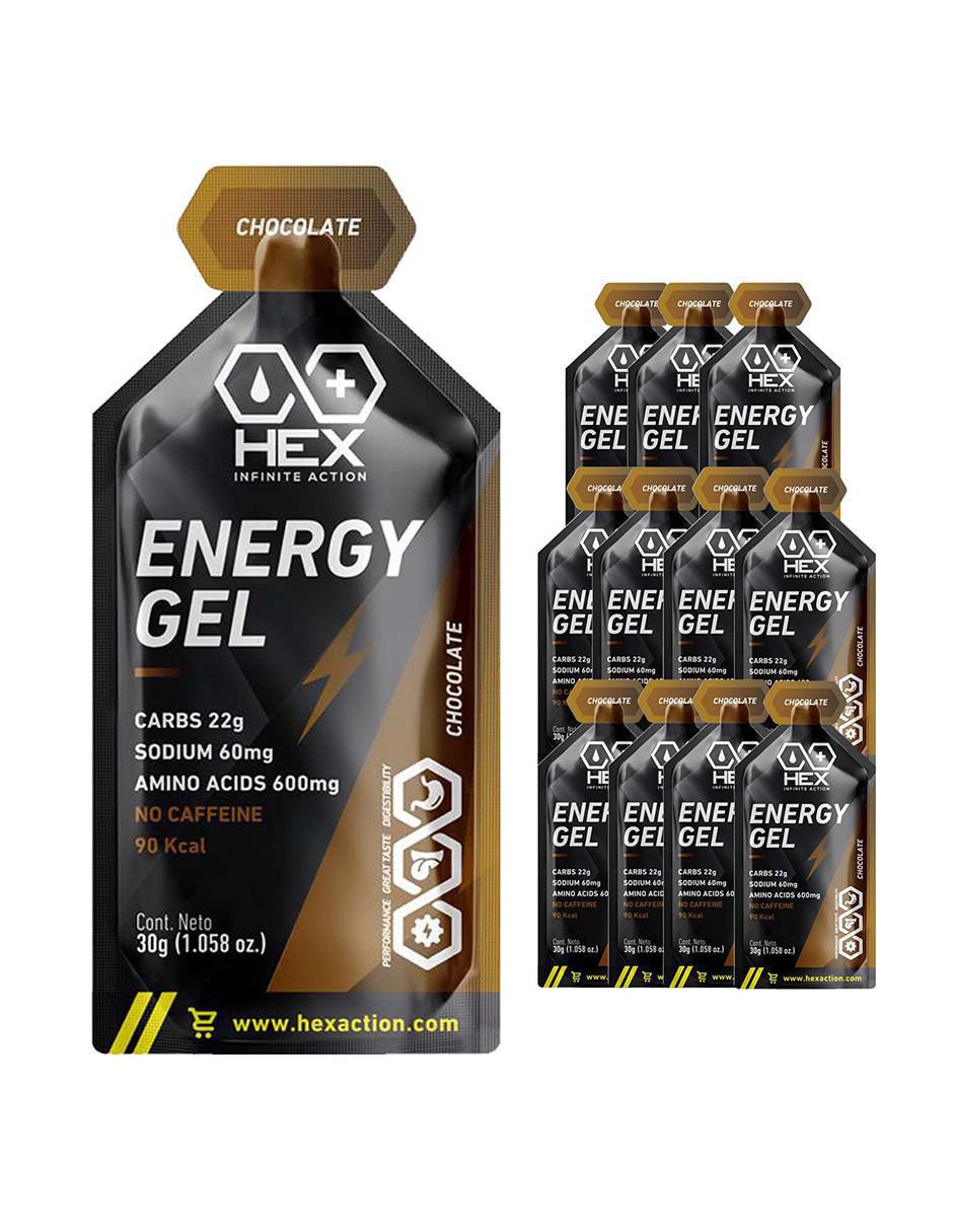 Energy Gel con aminoácidos, complejo b y sodio sabor chocolate 1