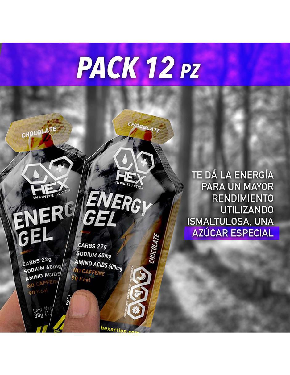 Energy Gel con aminoácidos, complejo b y sodio sabor chocolate 5