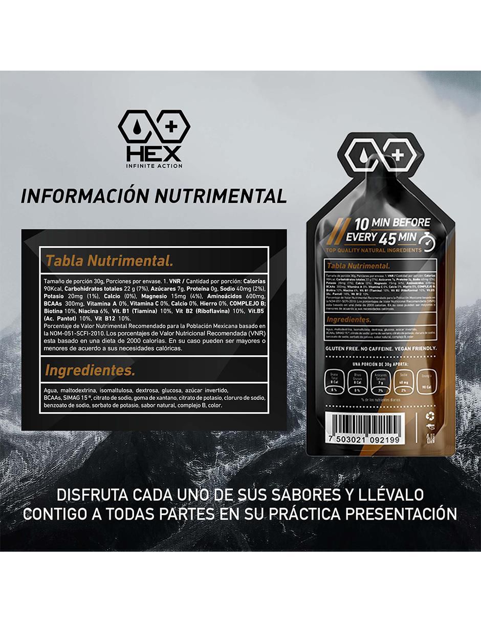 Energy Gel con aminoácidos, complejo b y sodio sabor chocolate 7