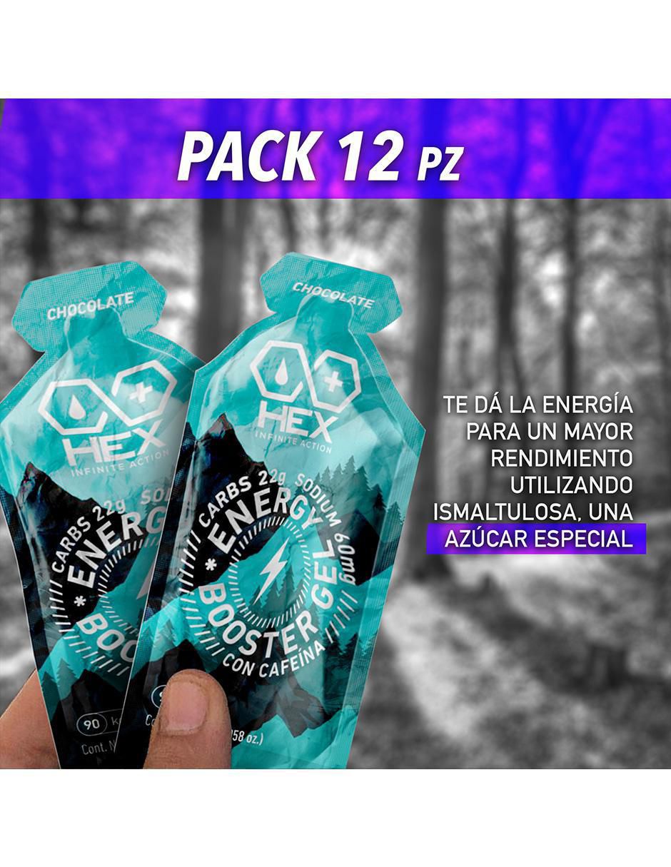 Energy Gel con Cafeina con aminoácidos, complejo b y sodio sabor menta con chocolate 5
