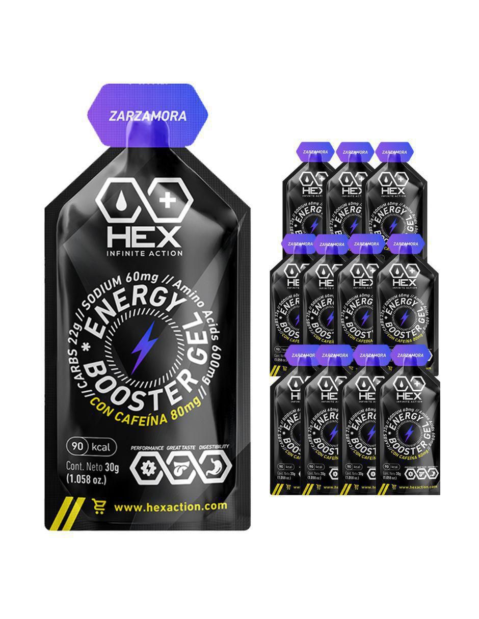 Energy Gel con Cafeina con aminoácidos, complejo b y sodio sabor zarzamora 1