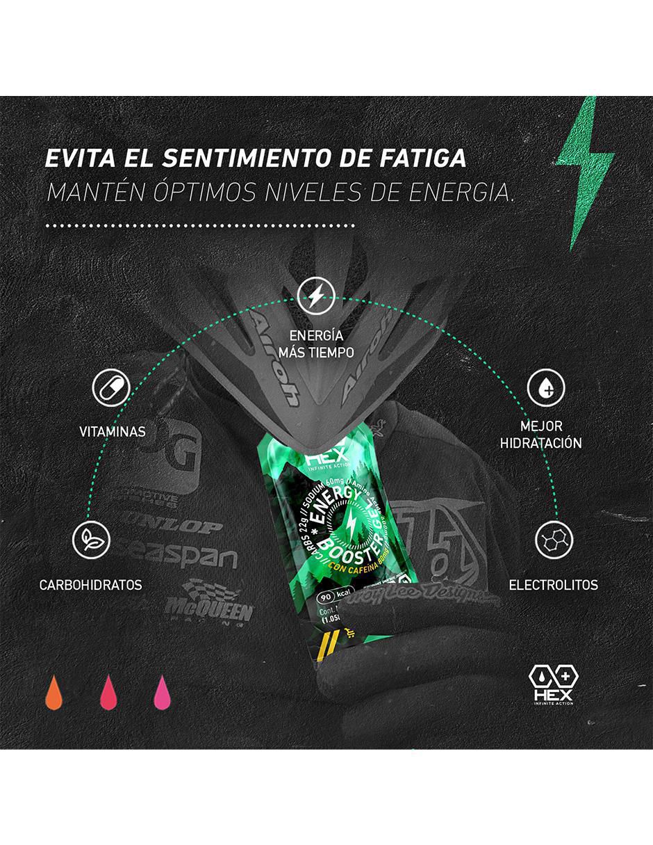 Energy Gel con Cafeina con aminoácidos, complejo b y sodio sabor kiwi