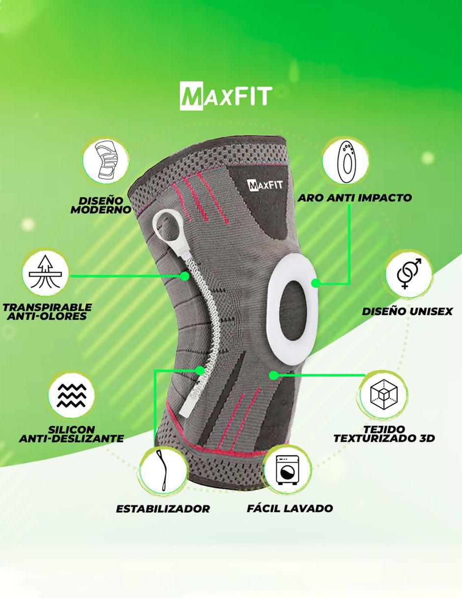 "rodillera" maxfit "de" poliéster