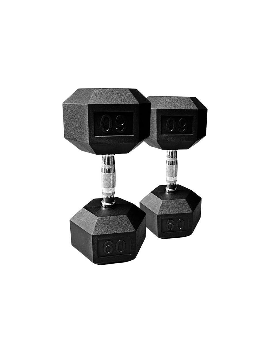 Set de 2 mancuernas de peso fijo
