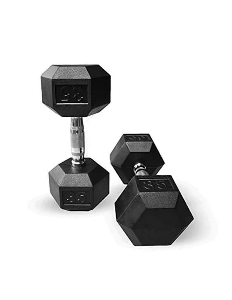 Set de 2 mancuernas de peso fijo