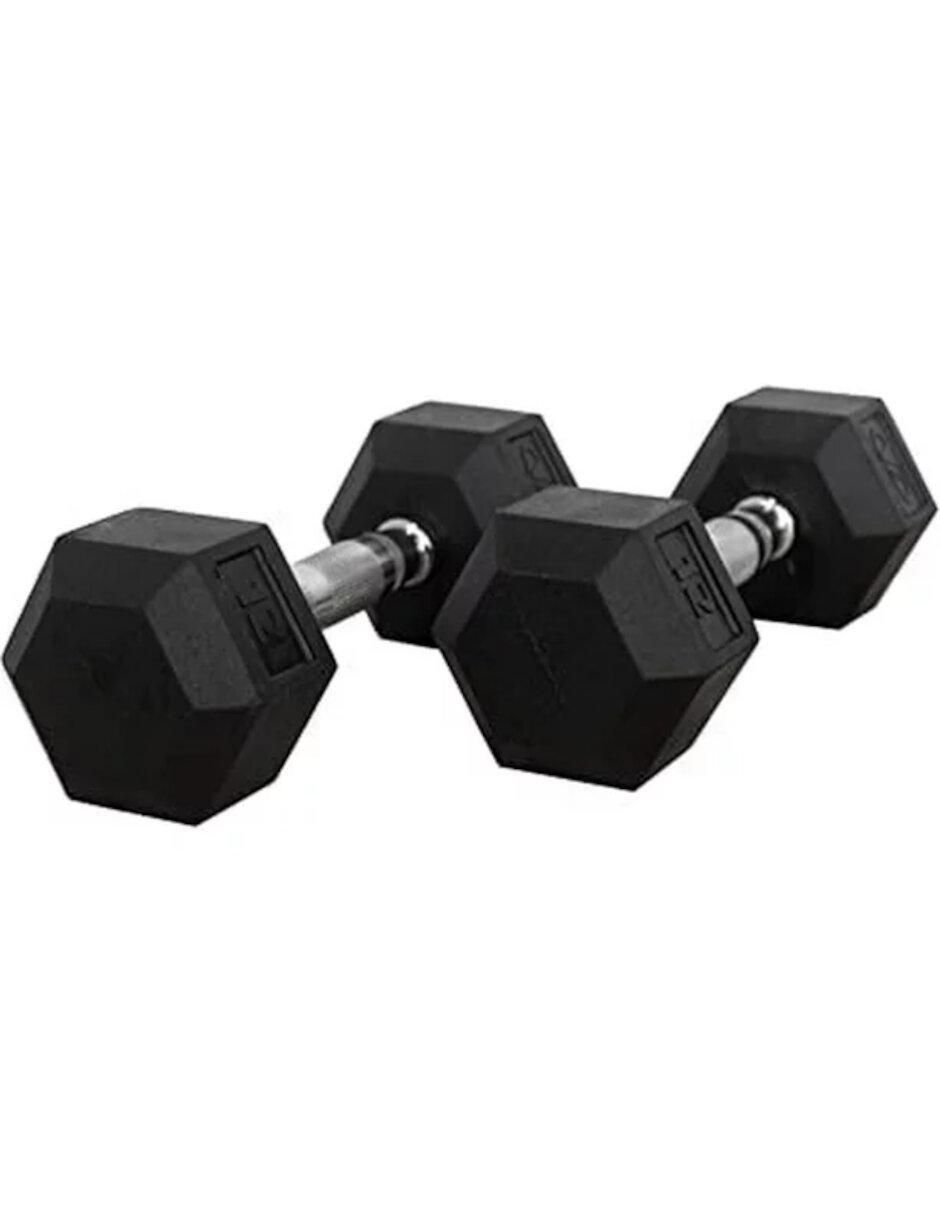 Set de 2 mancuernas de peso fijo