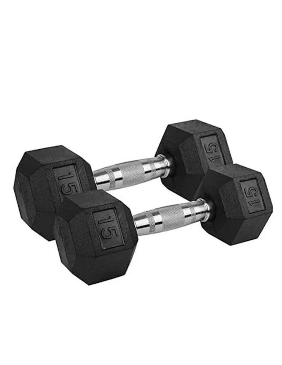 Set de 2 mancuernas de peso fijo Set de 2 mancuernas de peso fijo