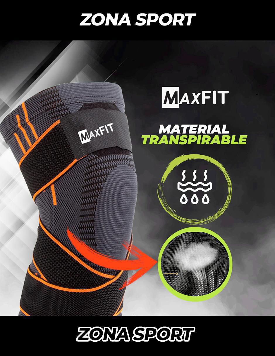 "rodillera" maxfit "de" poliéster