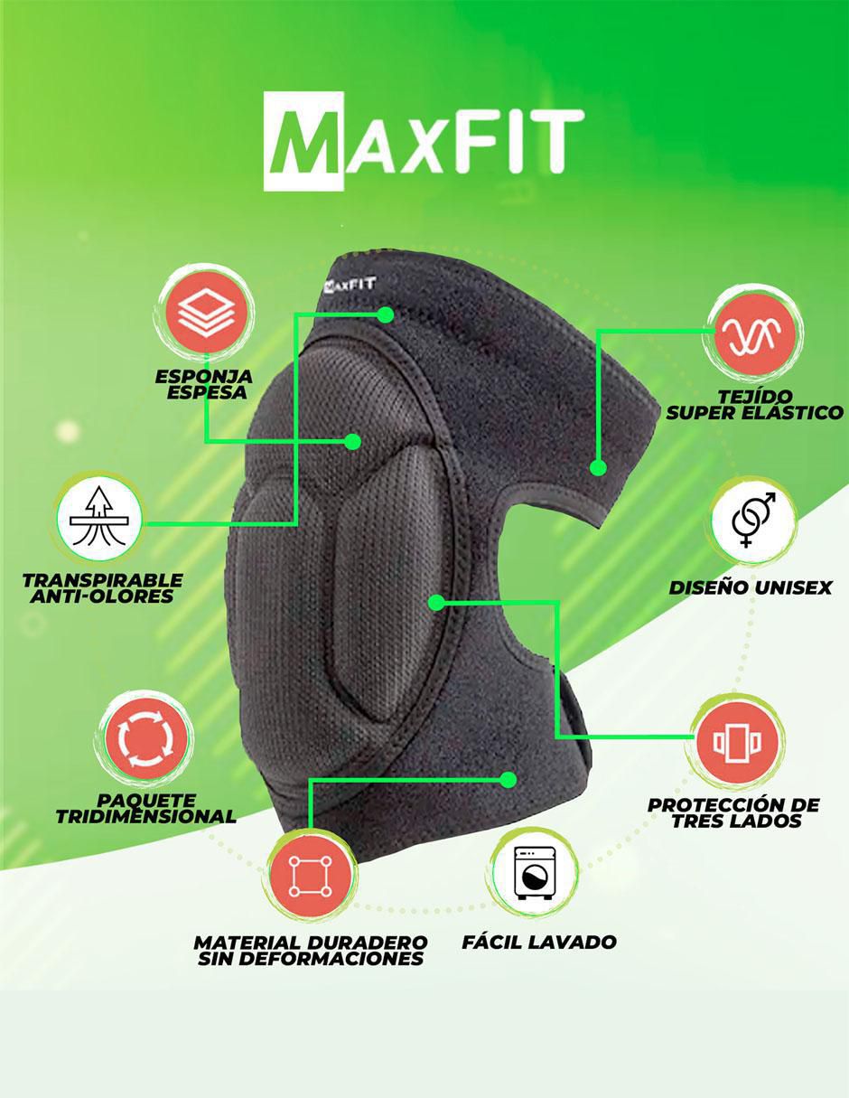 "rodillera" maxfit "de" poliéster