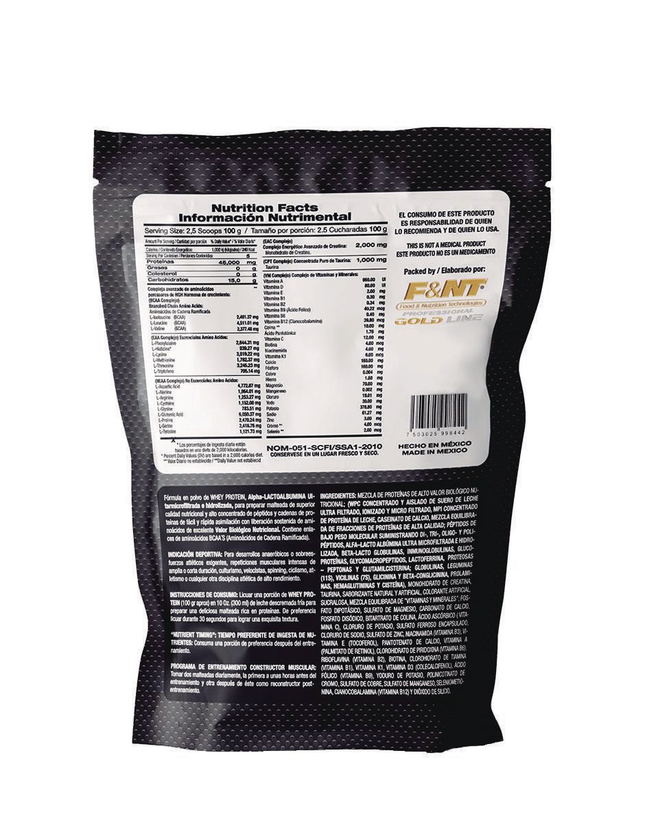 Whey Protein sabor chocolate de 500 g 2