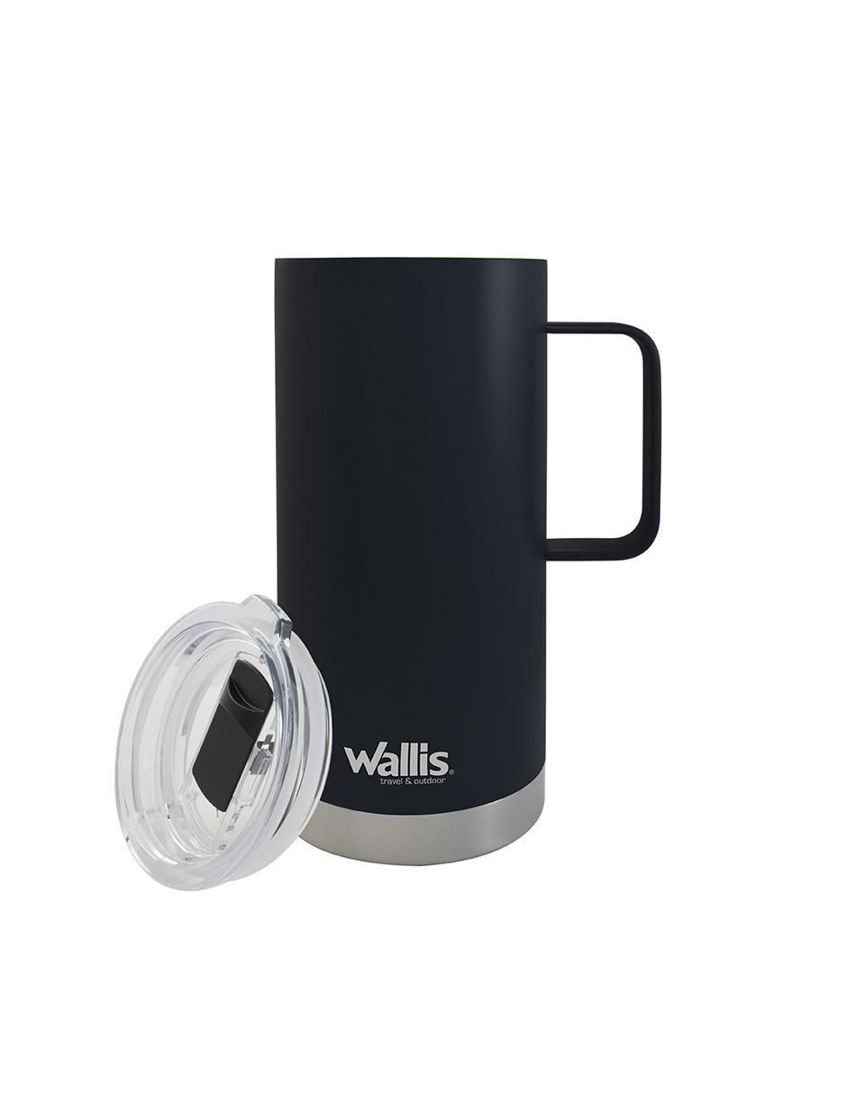Taza térmica de acero inoxidable con tapa a presión 500 ml 2