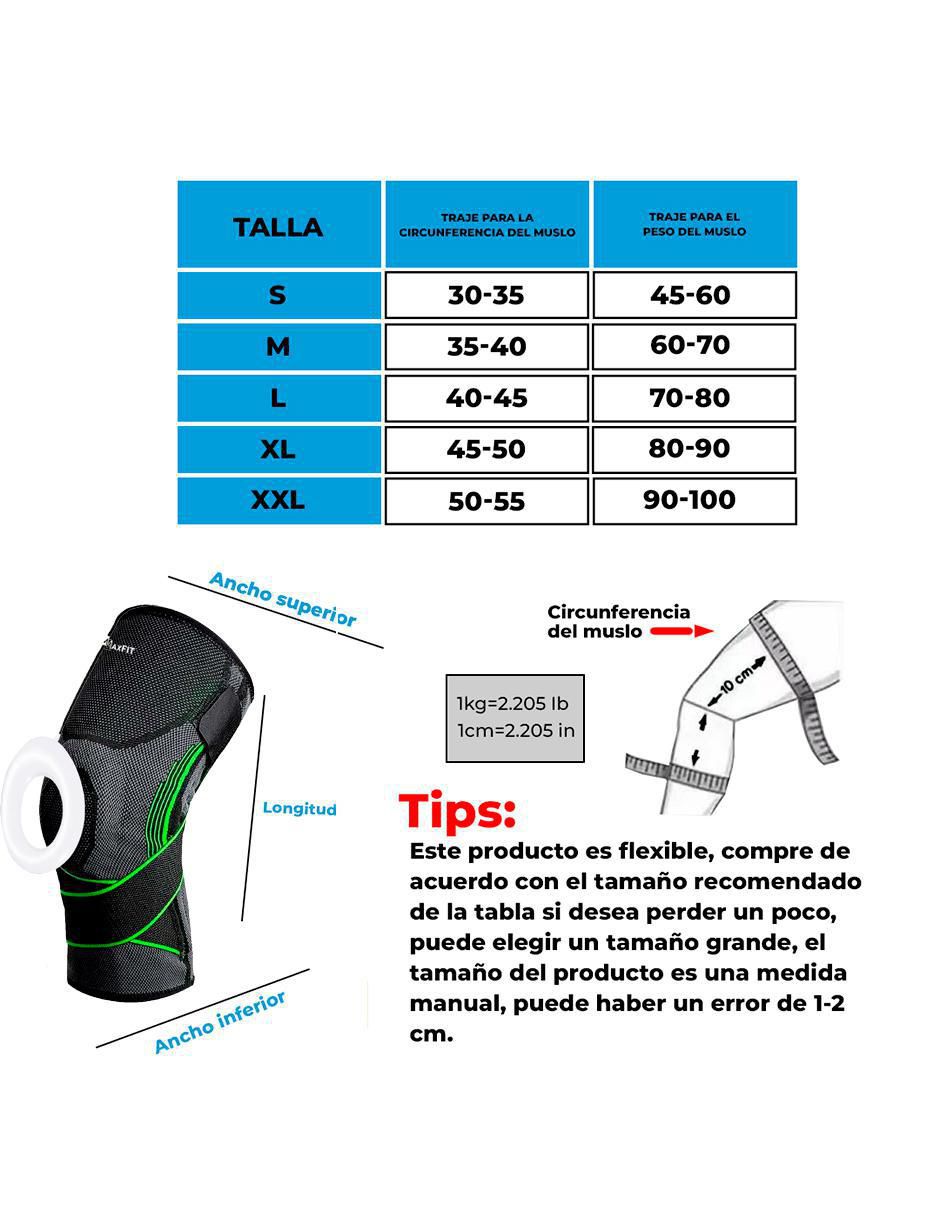Rodillera de mezcla de materiales 4