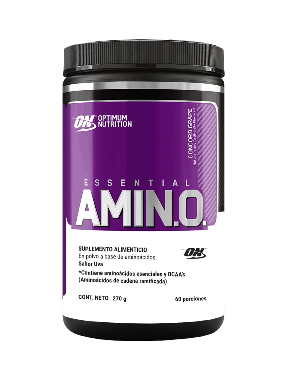 Essential Amin.o. con aminoácidos y electrolitos sabor uva de 270 g Essential Amin.o. con aminoácidos y electrolitos sabor uva de 270 g
