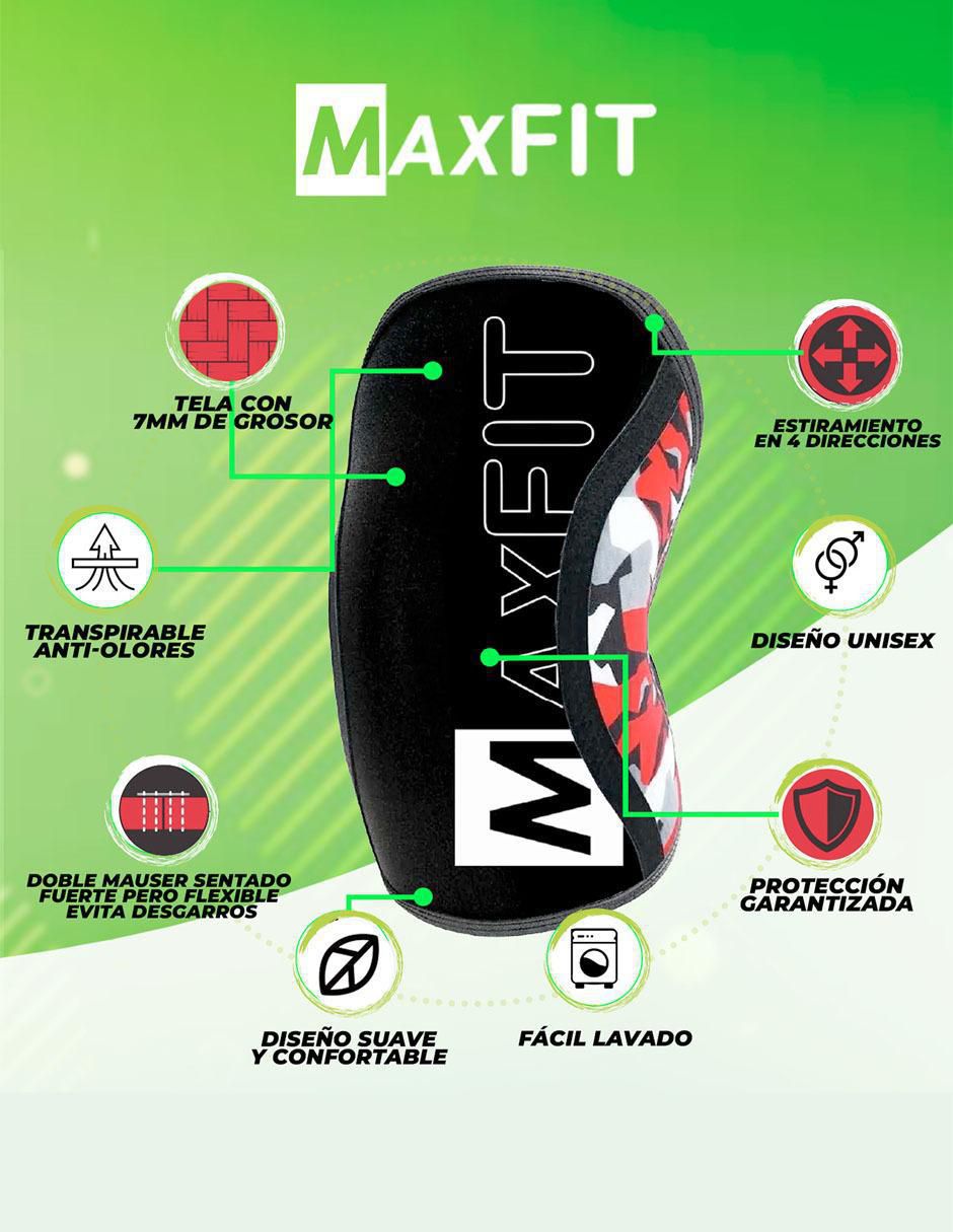 "rodillera" maxfit "de" neopreno