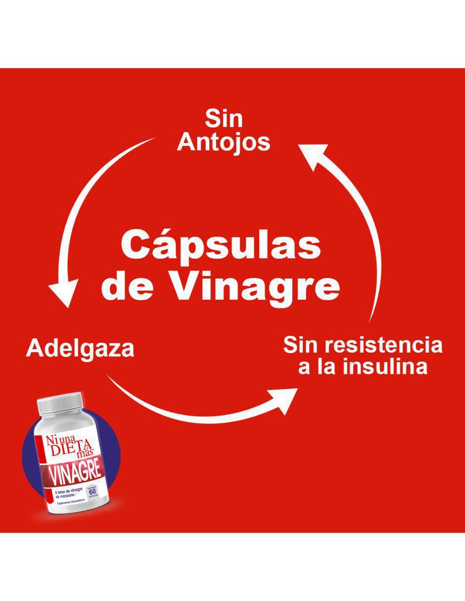Ni una Dieta más Vinagre de Manzana de 60 cápsulas 5