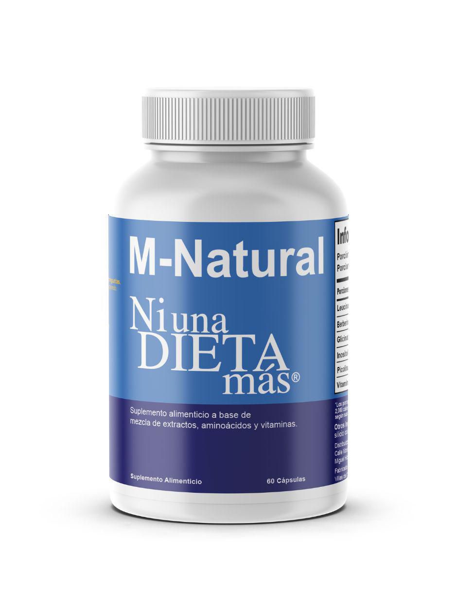 M-Natural Ni Una Dieta Más con berberina de 60 cápsulas M-Natural Ni Una Dieta Más con berberina de 60 cápsulas