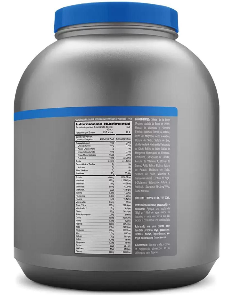 Proteína Isopure Zero Carbohidratos 65 servicios sabor vainilla de 2 kg 2