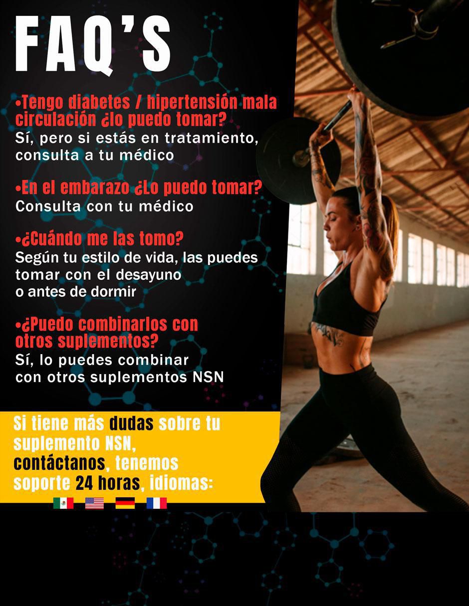 Creatina Monohidratada NSN Creatina Pura de 450 g 6