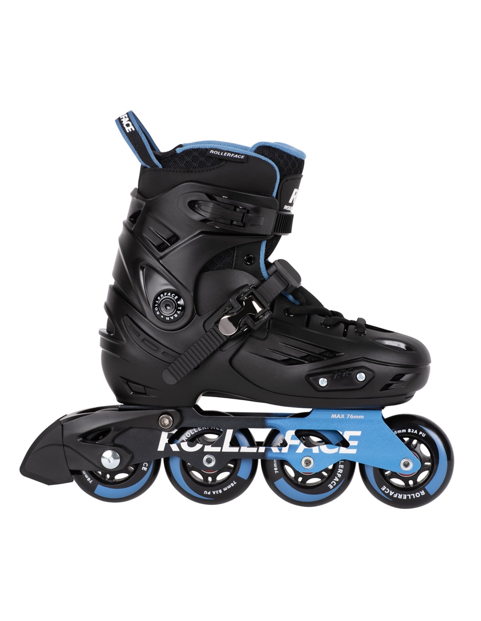 PATINES EN LÍNEA ROLL, 23-25 CM, NEGRO