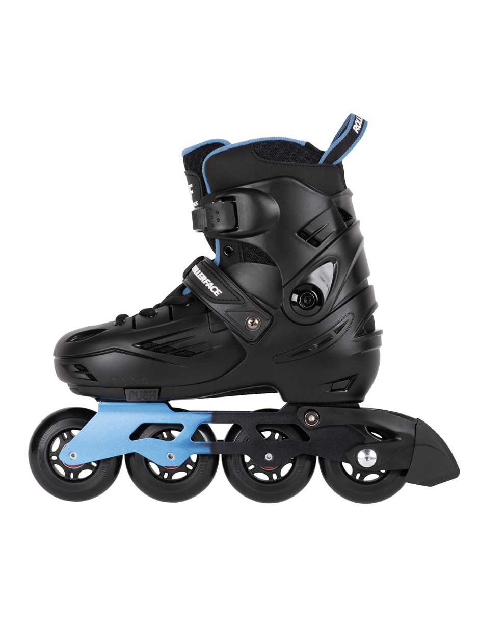 PATINES EN LÍNEA ROLL, 23-25 CM, NEGRO