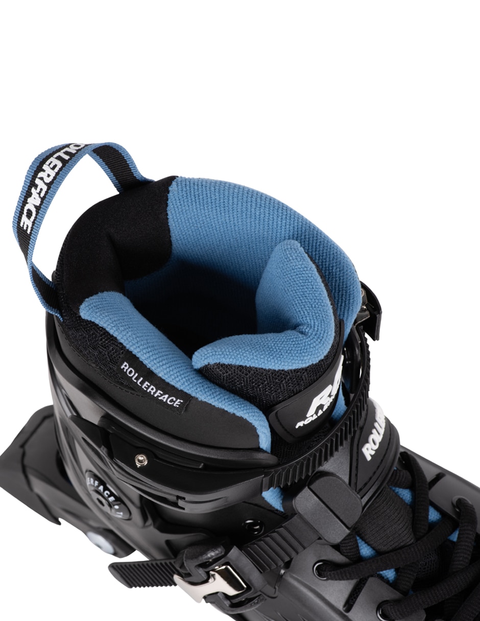 PATINES EN LÍNEA ROLL, 23-25 CM, NEGRO