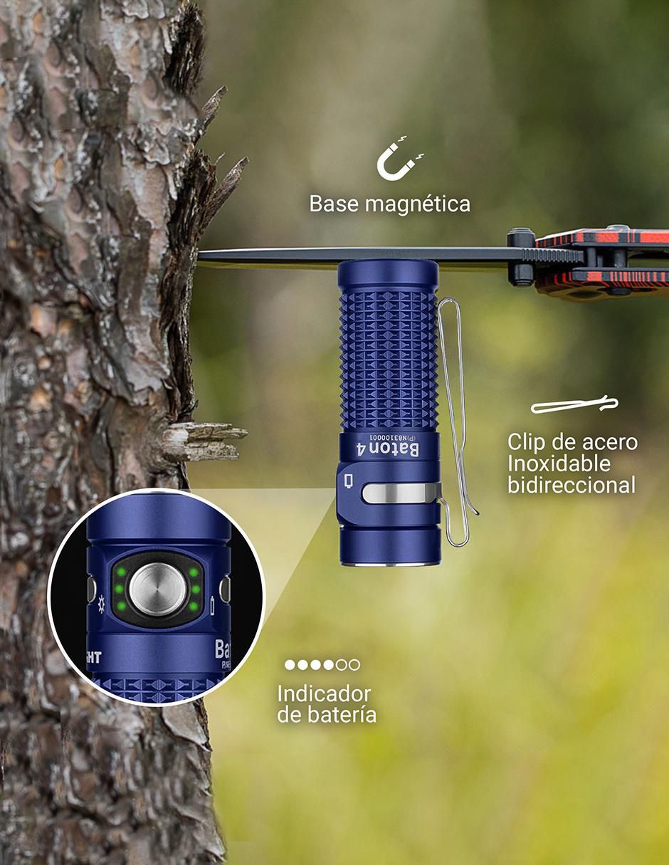 Linterna de mano Baton 4 recargable 5