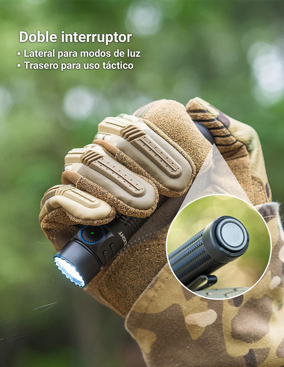 Linterna de mano Warrior mini 3 recargable 4