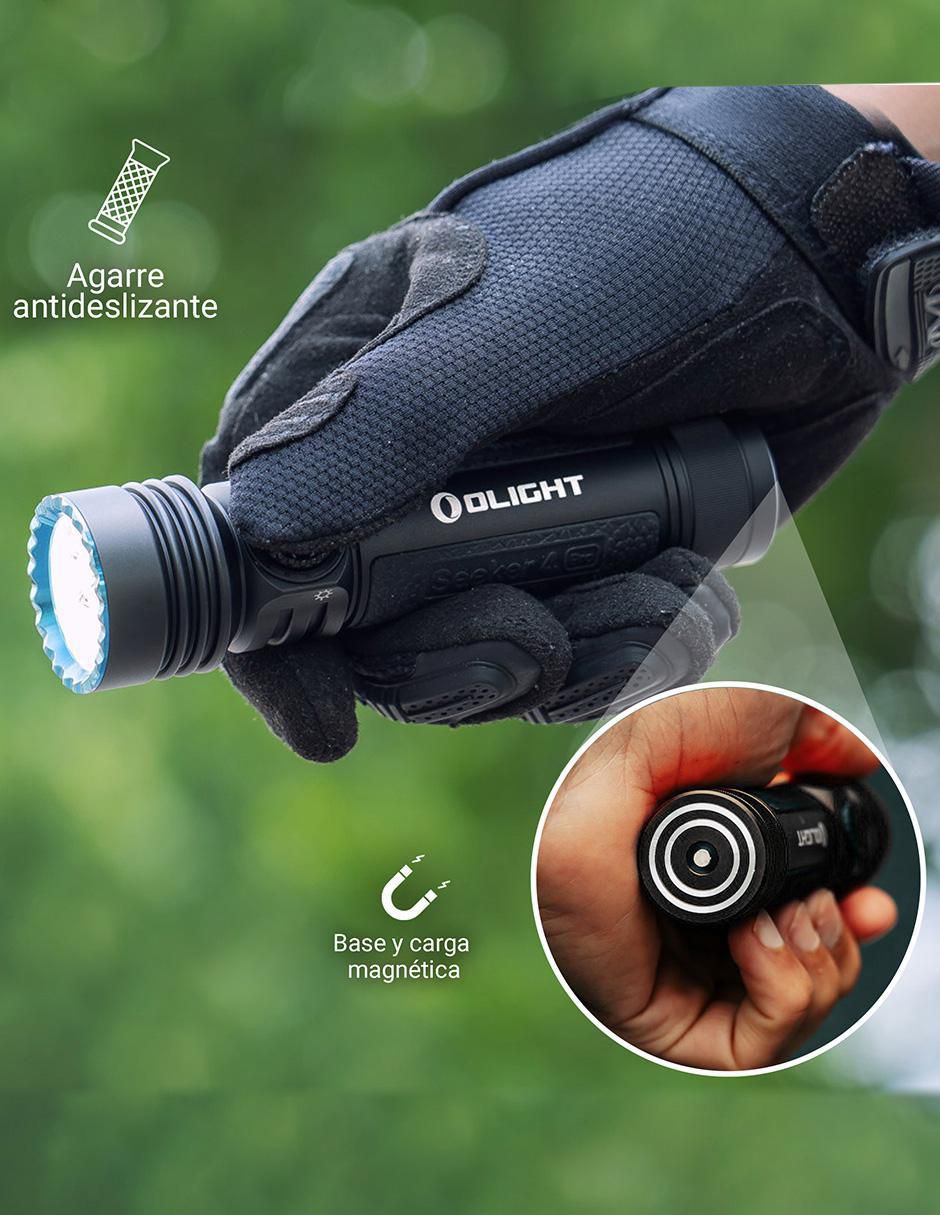 Linterna de mano Seeker 4 pro recargable 3