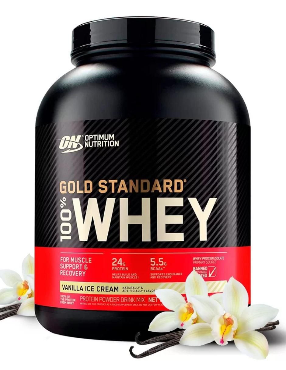 GOLD STANDARD con proteína de suero de leche sabor vainilla de 2.2 kg 2