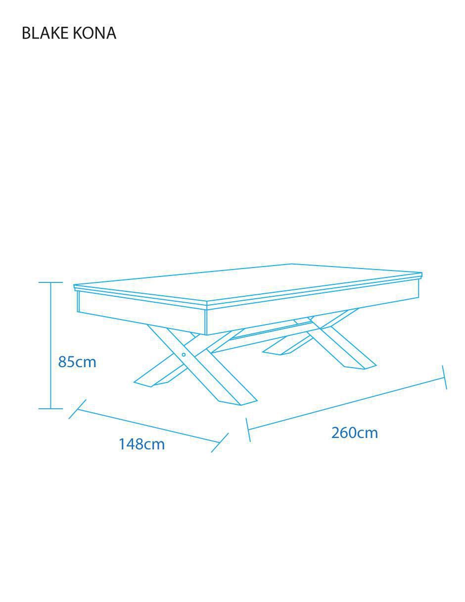 Mesa de billar de Madera 5