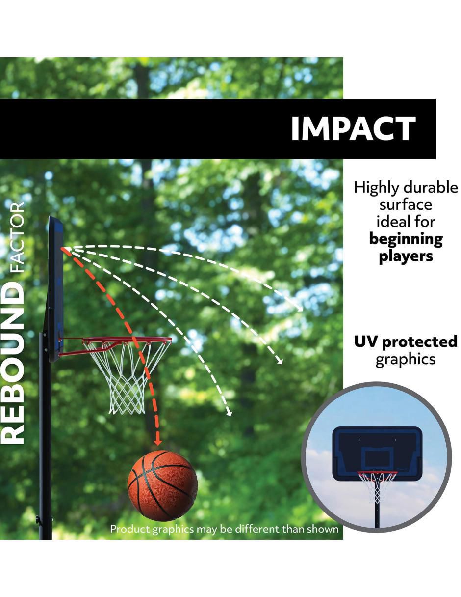 Tablero básquetbol portátil funcionamiento manual 6