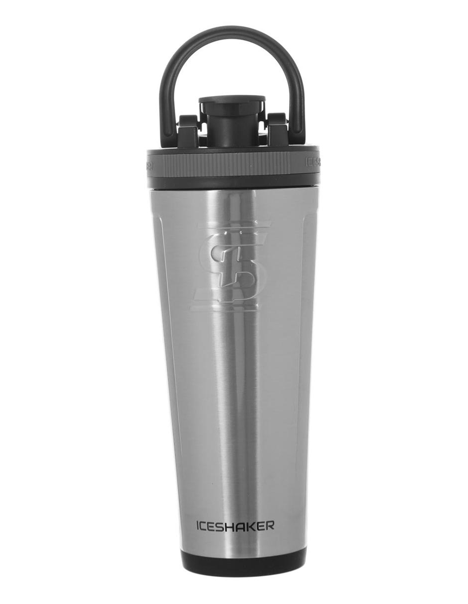 Termo shaker de acero inoxidable con tapa rosca 1 L
