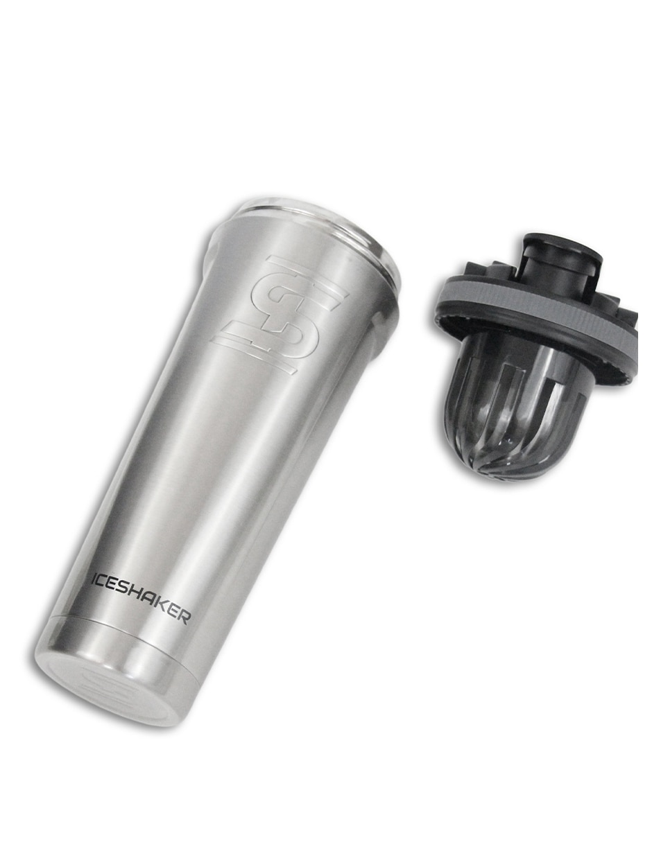 Termo shaker de acero inoxidable con tapa rosca 1 L 4