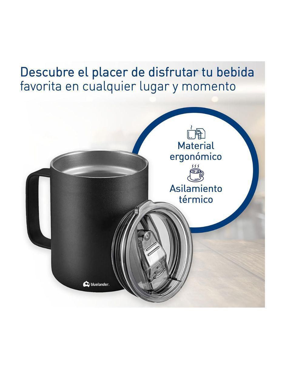 Taza térmica bluelander "de" acero inoxidable sin familia o colección "con tapa" rosca 350 ml