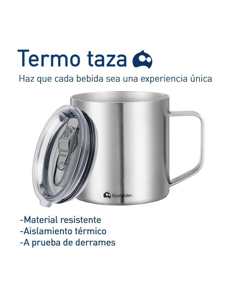 Taza térmica bluelander "de" acero inoxidable sin familia o colección "con tapa" rosca 350 ml