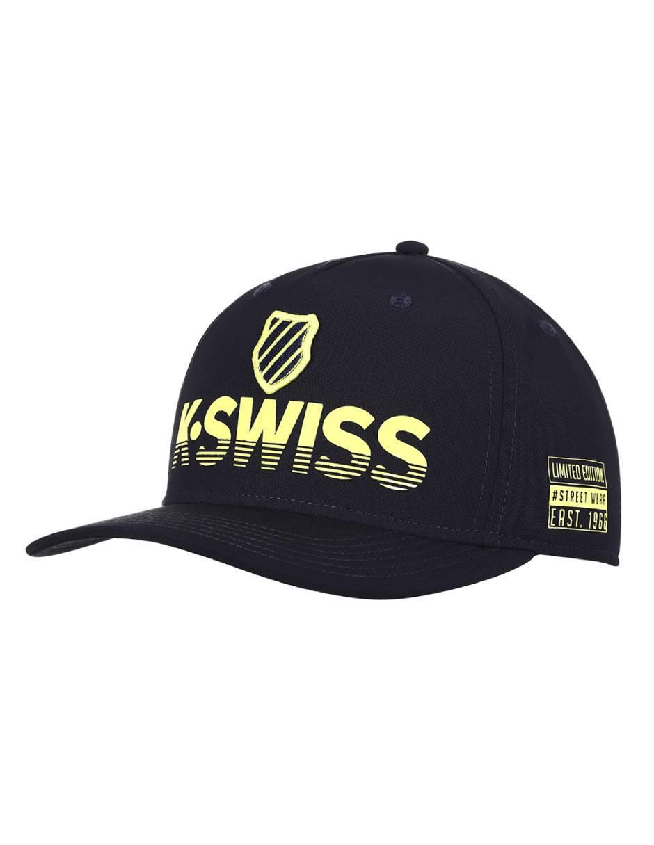 Gorra fashion k swiss negra